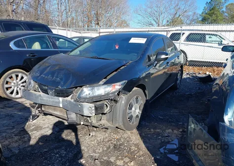2013 Honda Civic Hybrid from USA, damaged, VIN 19XFB4F25DE004000